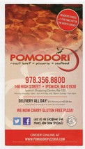 Pomodori Roast Beef Pizza Seafood Menu High Street Ipswich Massachusetts  - $17.82