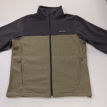 Columbia XM1247 Men's Green/Black Mount Grant Fleece Full Zip Jacket Size Medium image 13