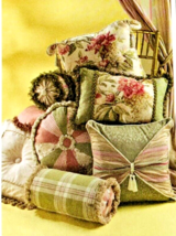 McCall&#39;s M4410 Cottagecore Pillows Sewing Pattern Round Square Rectangle Bolster - £8.16 GBP