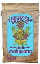 Pineapple Express Burlap Bag Weed Pot Leaf Psychedelic #020 - £12.73 GBP