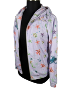 Hill House Women&#39;s The Allie Zip-Up Hoodie Lilac Sea Creatures Size Medium - $49.99