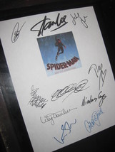 Spider-Man Into the Spider-Verse Signed Movie Film Script Screenplay X10 Stan Le - £15.71 GBP