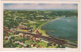 Postcard Aerial View Of Kempfelt Bay &amp; Barrie Ontario - £3.86 GBP