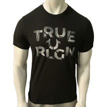 Nwt True Religion Msrp $59.99 Men&#39;s Black Crew Neck Short Sleeve T-SHIRT M L Xl - £21.22 GBP