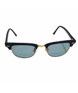 Ray-Ban Sunglasses RB3016 CLUBMASTER 901S/3R 49 21 2P Black Frame w/Gold... - £89.31 GBP