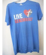 Blue Unisex Sz M Thrivent Financial T shirt double sided short sleeve we... - $7.99