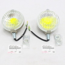Toyota Land Cruiser FJ40 Yellow Fog Light Lamps Left Right OEM 81210-60010 x2 - $220.90