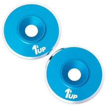 M3 7075 LowPro Wing Washers, Bright Blue Shine - 2 Piece - £21.50 GBP