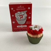 Hallmark Ornament Sweet Surprise 2014 Christmas Cupcake Repaint Holiday Treat - $29.65