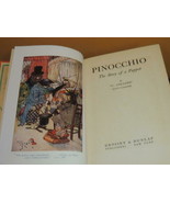 c1930 Pinocchio The Story of a Puppet Carlo Collodi HC Grosset Dunlap Fo... - £34.12 GBP