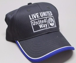 Trucker, Industrial, Baseball Cap, Hat United Way Live United Black/Whit... - $21.77