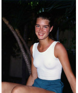 BROOKE SHIELDS 1980&#39;S POSE IN WHITE VEST SHORTS CUTE PRINTS AND POSTERS ... - £7.76 GBP