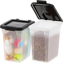 IRIS USA Airtight Weatherpro Dog Food Storage Container, up to 10 Lbs Ea... - $610.22 MXN
