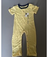 DKNY New York One Piece Jumpsuit 24M Yellow With Blue Trim - $291.71 MXN