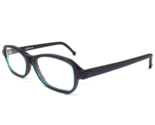 Vintage la Eyeworks Eyeglasses Frames GEMCO 255 Clear Blue Purple 50-15-140 - £51.58 GBP