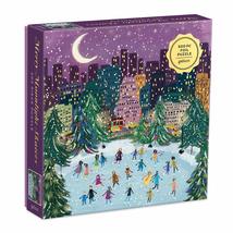 Galison Merry Moonlight Skaters 500 Piece Foil Puzzle from Galison - Fea... - £7.75 GBP
