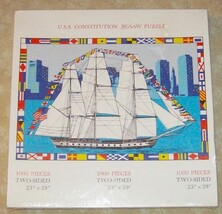 Constitution Frigate in Battle and Peace Two Sided Puzzle Sealed 1000 Piece - £22.20 GBP