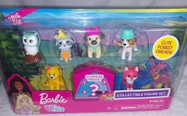 Barbie Loves Pets Cute Forest Friends Set of 7 Mini Figures New - £6.89 GBP