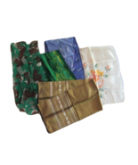 Vintage Mixed Lot of 5 Neck Head Long Scarf Womans Abstract Elephant Flo... - $300.35 MXN