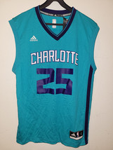 Adidas Nba Charlotte Hornets Al Jefferson Jersey Teal Size Men&#39;s L - £20.15 GBP