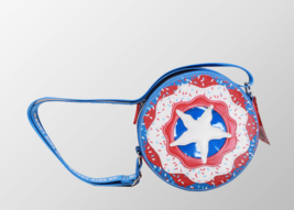 New Danielle Nicole Captain America Donut Disney CrossBody Bag w Tag - £77.84 GBP