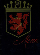 4 B&#39;s Red Lion Supper Club Menu Montana 1970&#39;s - £55.26 GBP