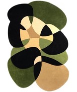 Irregular Handmade Tufted Wool Carpet for Living Room, Bedroom, Hall, En... - $260.00+