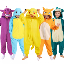 Kids Cartoon Anime Pajamas Boys Girls Animal Kigurumi Halloween Cosplay ... - £15.92 GBP