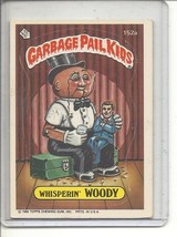 (b-30) 1986 Garbage Pail Kids Sticker Card #152a: Whisperin' Woody - $2.00