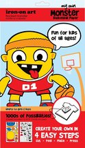 SEI 6-Inch by 9-1/4-Inch Basketball Make Own Monster Iron on Transfer, 2... - $5.38