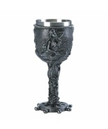 New Unique Mermaid Goblet Ritual Chalice Gothic Gifts Decor Mythical Cre... - £23.50 GBP