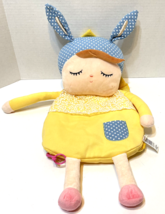 Metoo Soft Plush Doll Backpack Dream Angel Bunny Stuffed Head Zipper Straps - £15.52 GBP
