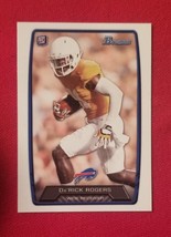 2013 Bowman Football Da&#39;rick Rogers Rookie Rc #212 Buffalo Bills Free Shipping - £1.43 GBP