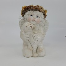 Love My Lamb Dreamsicles Cherub Angel Cast Art Kristin 1991 Mexico 5&quot; UGHE6 - £11.19 GBP