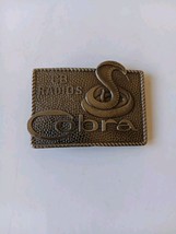 Belt Buckle COBRA CB RADIOS Cast Metal Trucker Lewis Buckles Chicago VTG... - $7.70