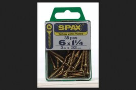 SPAX Multi-Material Screw 1-1/4&quot; Zinc Phillips/Square Multiple Material ... - $31.06 CAD