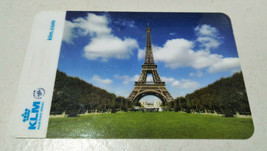 KLM Royal Dutch Airlines luggage tag Promotional Eiffel tower - £3.95 GBP