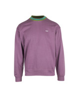 Obey Men&#39;s Purple Green Aqua Collar Crew Neck L/S Sweater (S01B) Size - XL - £15.52 GBP
