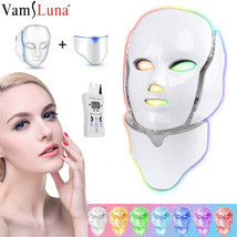 VAMSLUNA - Original 7 Colors Photon Therapy Led Facial Mask Skin Rejuven... - £39.87 GBP+