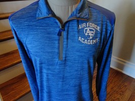 Air Force Academy FALCONS Champion NCAA Lightweight Polyester 1/4 zip Jacket M - £19.35 GBP