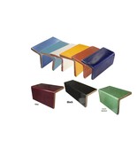 Mexican Talavera Angle V Cap Tiles Handcrafted - $149.00