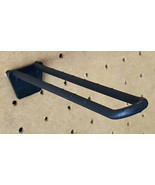 (6 PACK) 4.5 Inch Black Plastic Peg Loop Hooks for Pegboard &amp; Slatwall - $1.35 CAD