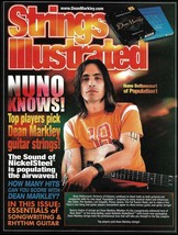 Extreme Population 1 Nuno Bettencourt Dean Markley guitar strings 2002 ad print - £3.09 GBP