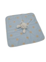 Blankets &amp; Beyond Infant Lovey 17x17 Blue Bear Crib Blanket Plush Baby Toy - $15.94