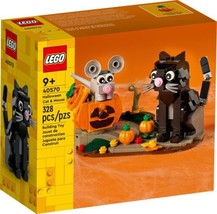 LEGO Halloween Cat &amp; Mouse 40570 Building Kit Halloween Décor Toy - £21.49 GBP