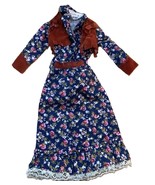 1981 Barbie Western Ho Fashions Floral Bodysuit Skirt Vest Set Doll Clot... - $261.43 MXN