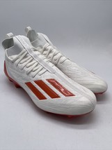 adidas Adizero 12.0 Football Cleats White Orange HP8742 Men’s Size 12 - $129.99