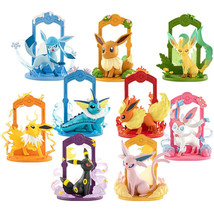 9pcs/Set Pokemon Eeveelution Figure Set Eevee Sylveon Espeon Glaceon Leafeon Box - $79.15