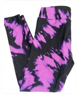 NWT LuLaRoe Kids S/M (2-8) Witch Please Black Purple Blue Tie Dye Leggings - $14.84