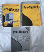 A Beka Abeka Homeschool Grade 8 Pre-Algebra Teacher books - $34.64